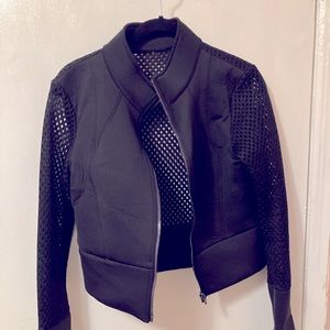 Alo Crop Jacket Netted